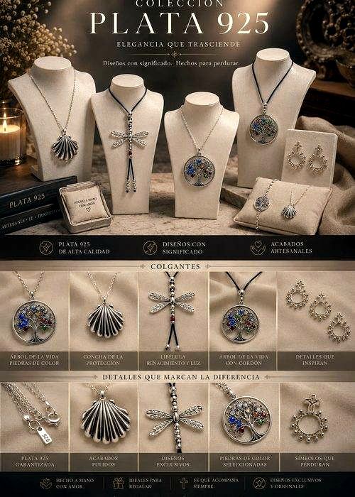 Colección Plata 925 expuesta en bustos